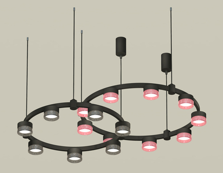 Ambrella Комплект подвесного светильника Techno Ring с композитным хрусталем Traditional DIY XR92091310