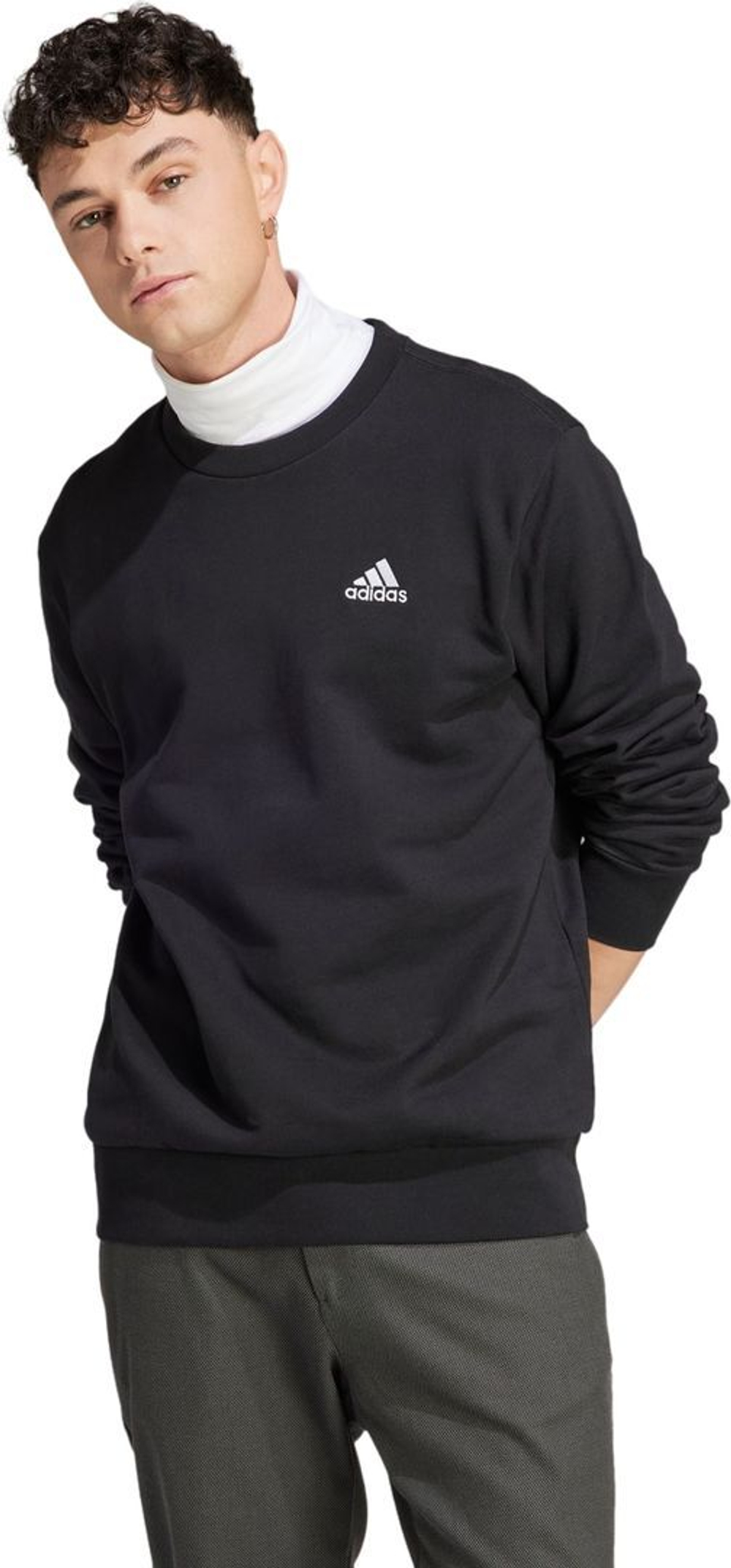 Толстовка Adidas M SL FT SWT черный
