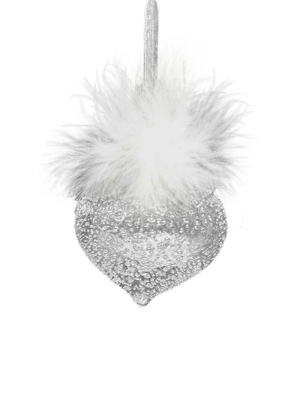 Набор стеклянных украшений Ледяной дождь 80 мм., 9 шт., шар, капля, луковка, прозрачный, Christmas DeLuxe (14033)