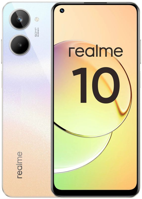 Смартфон realme 10 8/128 ГБ RU, Dual nano SIM, белый