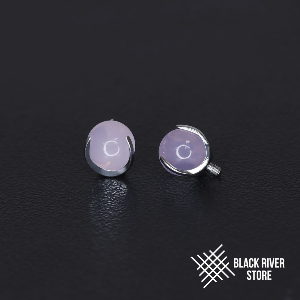 Ball 3-Prongs 3мм/4мм/5мм Pink Opal