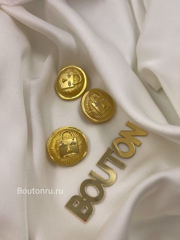 Пуговица Скиап. золотистая 