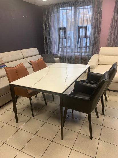 Стол Varna белая керамика 160