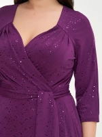 Платье с пайетками нарядное больших размеров