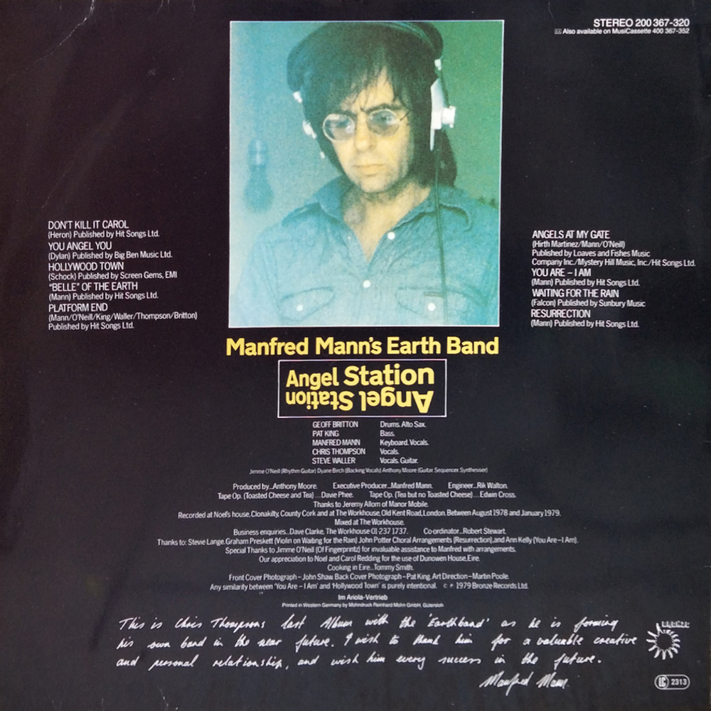Manfred Mann's Earth Band / Angel Station (LP)