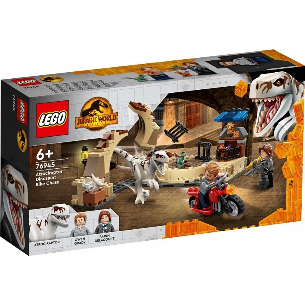 Конструктор LEGO Jurassic World - Atrociraptor: Погоня на мотоцикле 76945  купить в Москве | Доставка по России.