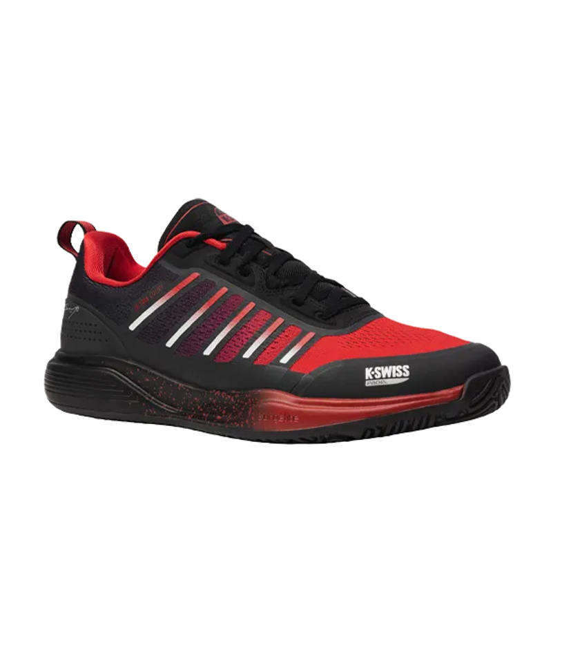 K-Swiss Ultra Court Padel Черный-Красный 2025 Sanyo Кроссовки