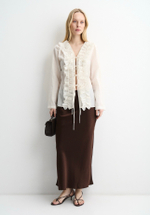 Блуза Pillow айвори