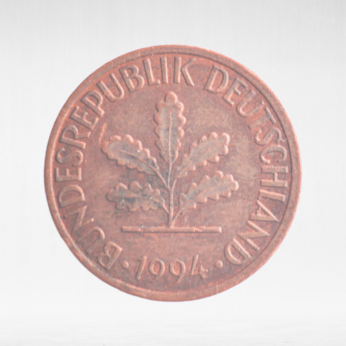 Germany, 1 Pfennig, 1994, (Hamburg Mint - "J"), VF