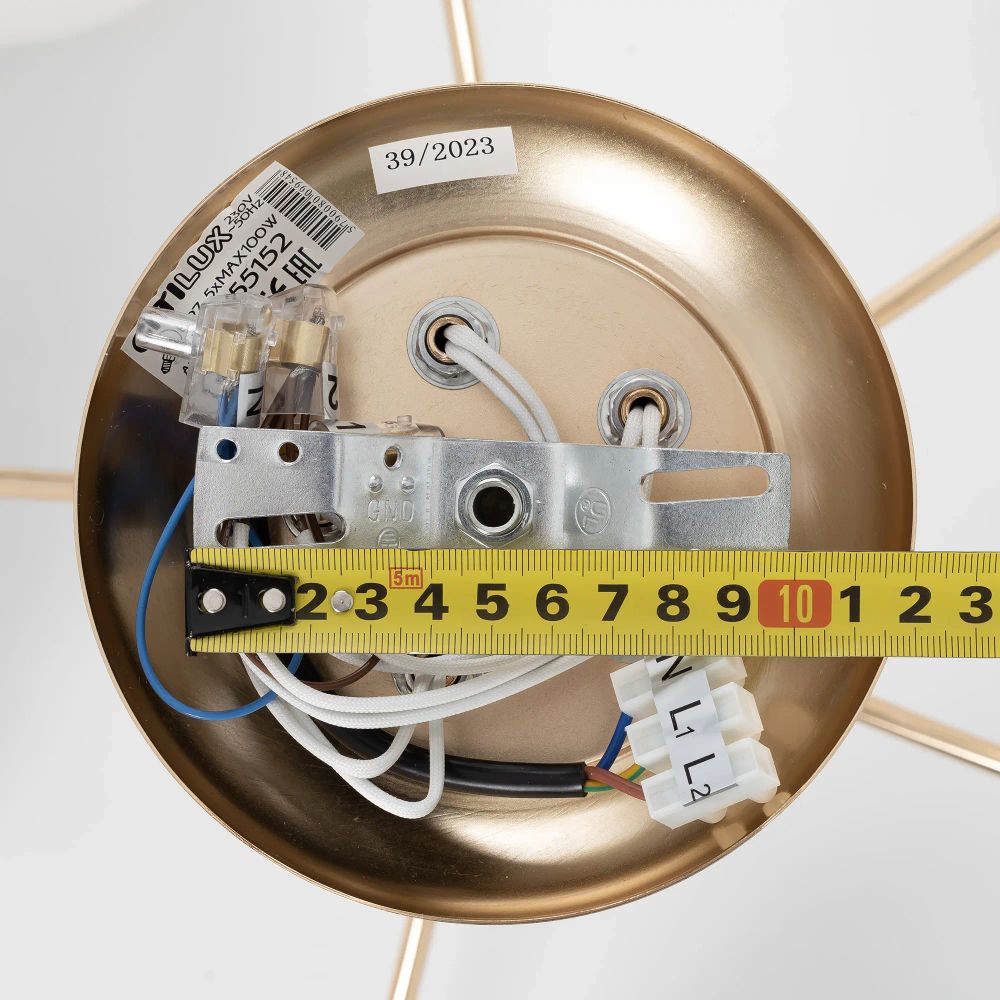 Citilux Лайма CL155152 Люстра потолочная Золото