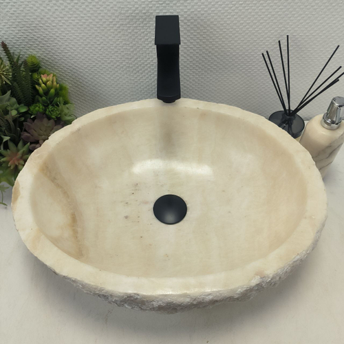 Раковина из оникса Erozy White EO-62525 51*41*15 0104