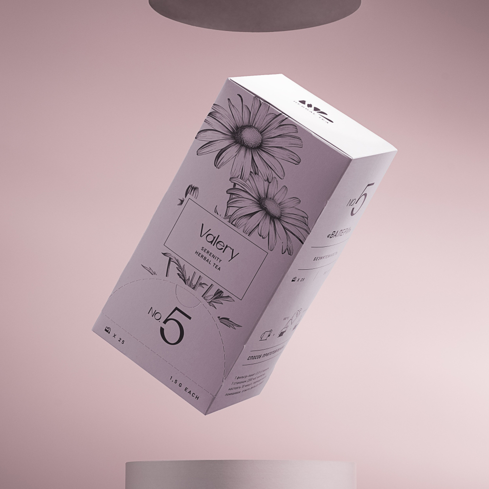 Herbal Tea Valery Фиточай успокаивающий 25шт борьба со стрессом