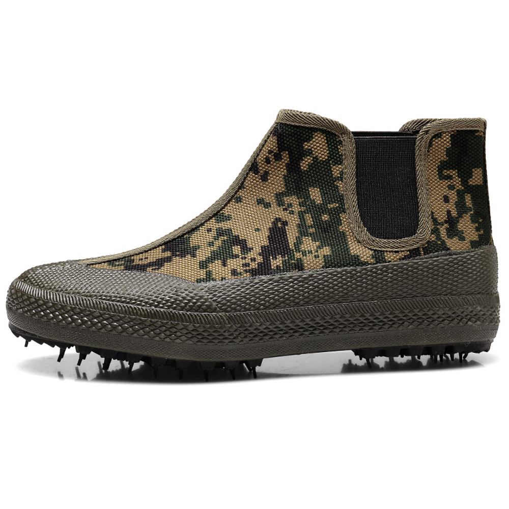 QIANGREN Lightweight Abrasion Resistant Canvas Liberation Shoes Unisex Green