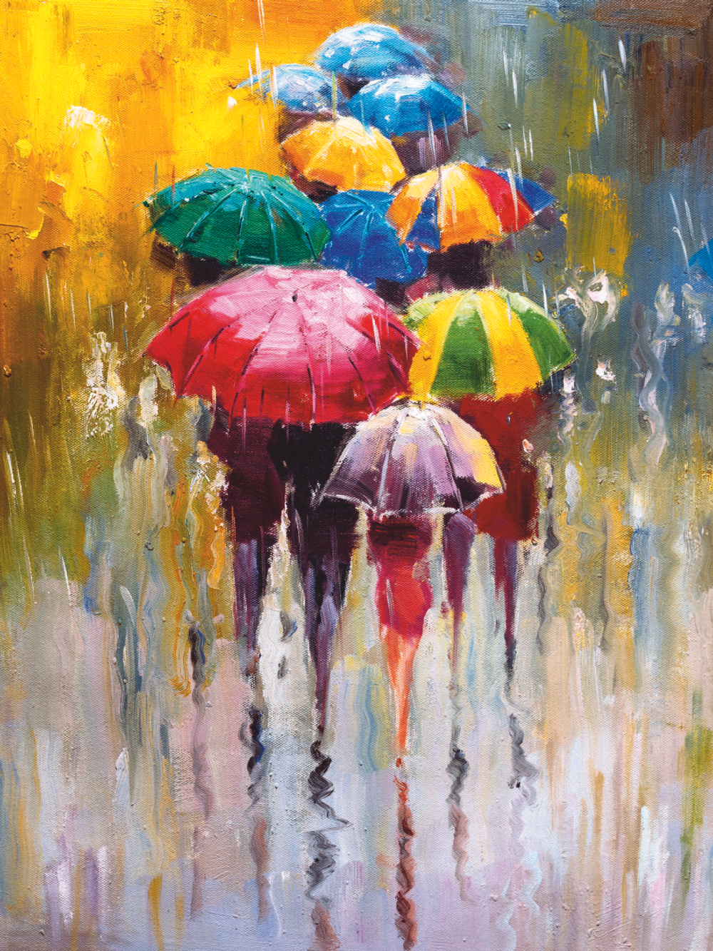 Картина "Под дождем"