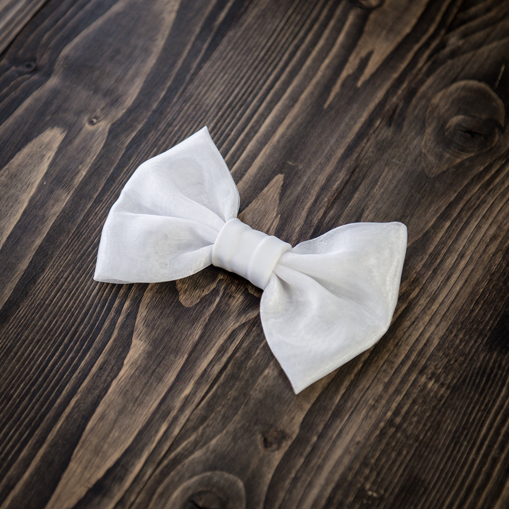 бант с заколкой