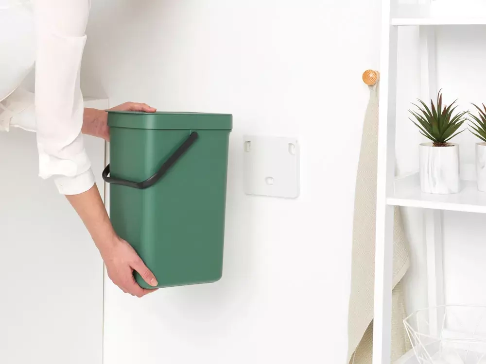 Brabantia - Контейнер для мусора Sort &amp; Go 12л зеленый / артикул   129803  / GTIN 8710755129803