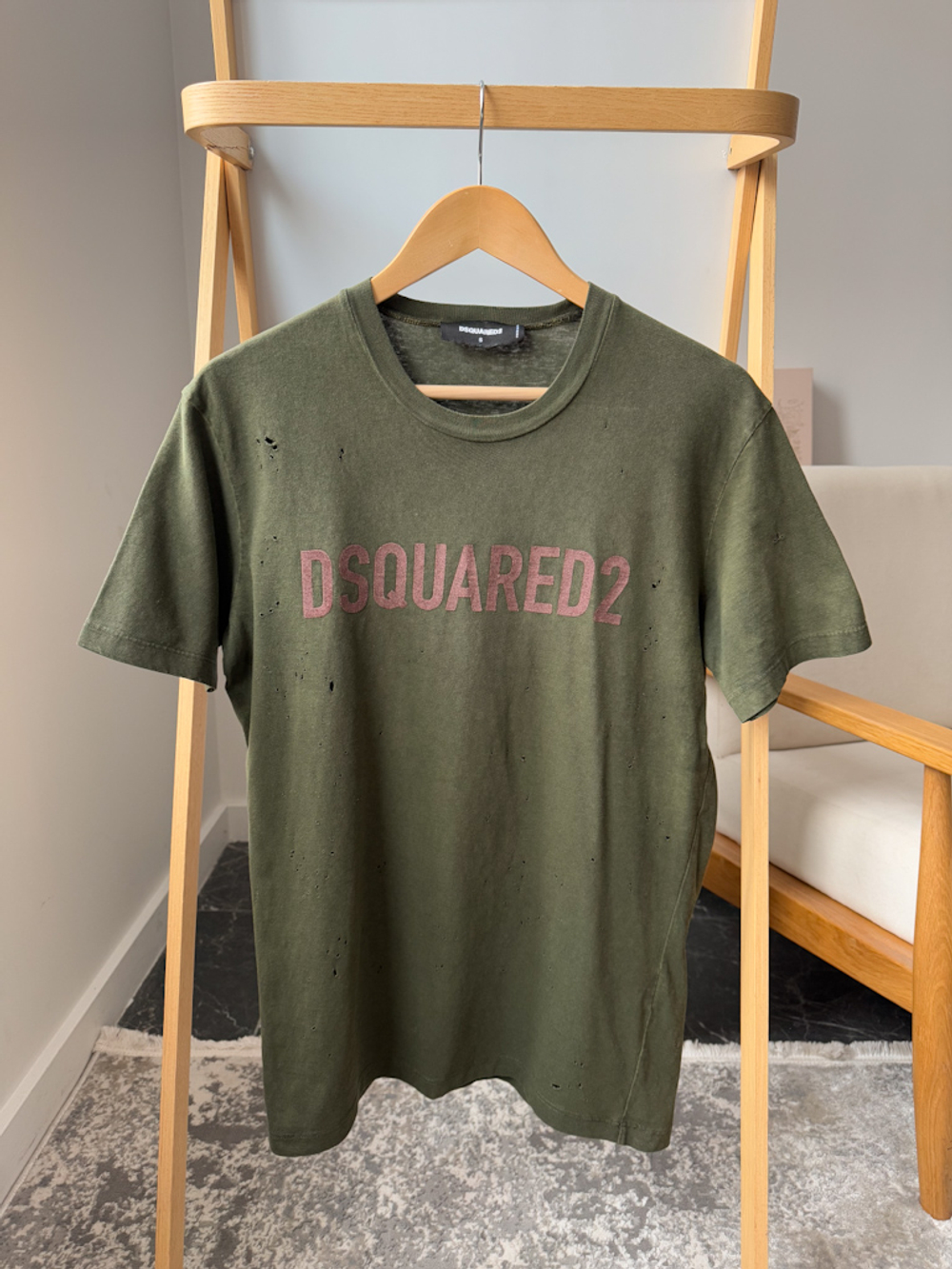 Хлопковая футболка Dsquared2, S