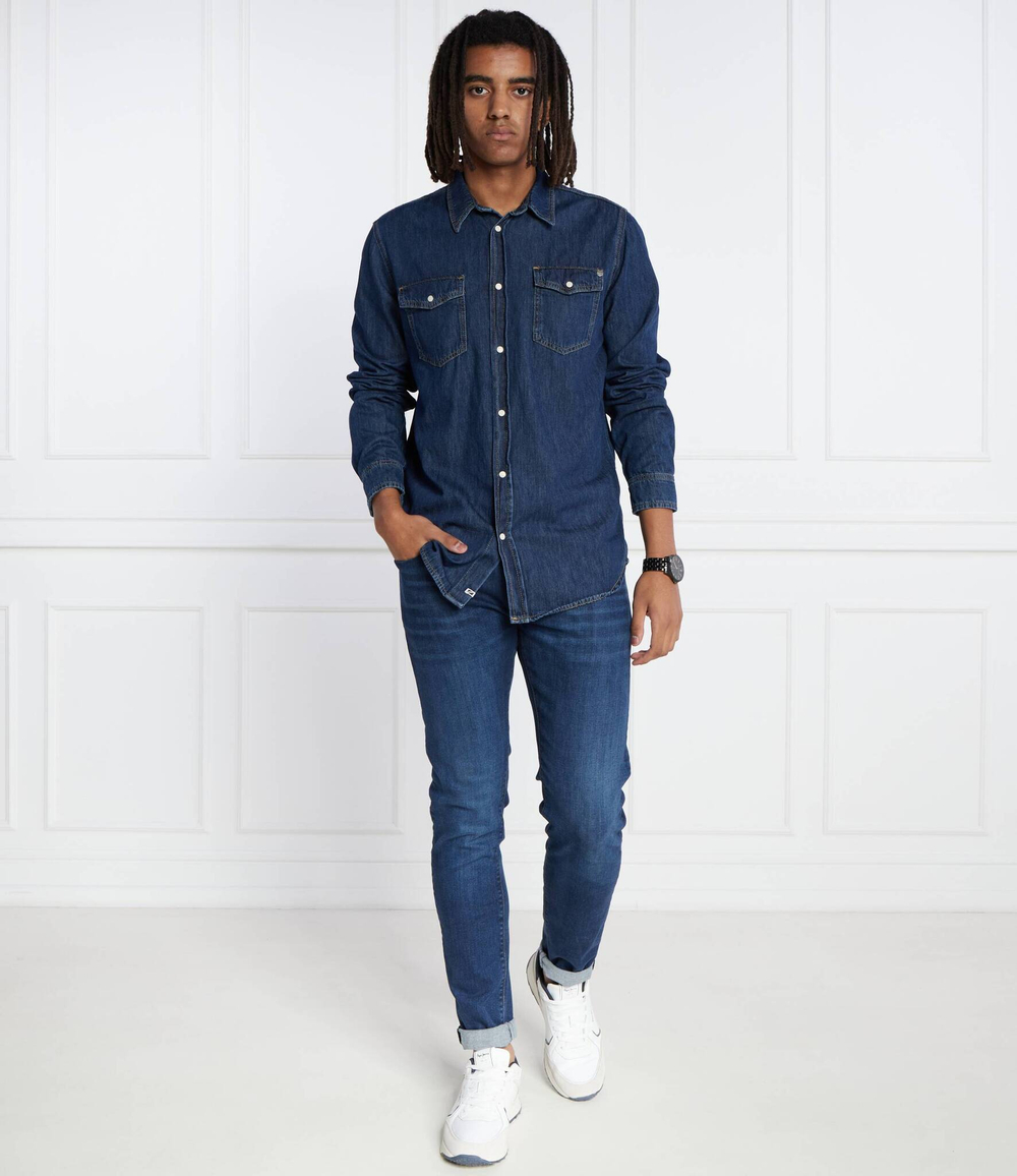 Рубашка HAMMOND Pepe Jeans London - темно-синий(PM307509XV9)