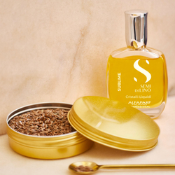Alfaparf Milano Semi di Lino Sublime Cristalli - увлажняющее масло для блеска и смягчения волос /   15  ml  / GTIN 8022297154749