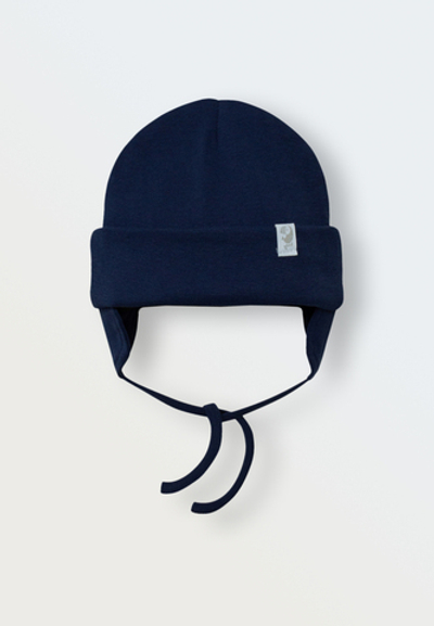 Шапочка из рибаны (темно-синий)