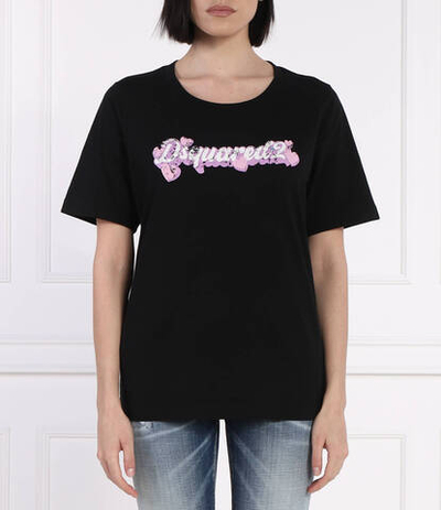 Футболка Easy Fit Dsquared2 - черный(S72GD0519 S24668)