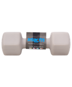 Гантель неопреновая DB-201 5 кг, тепло-серый пастель