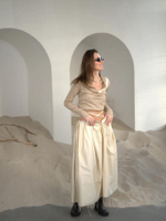 Юбка-платье из тафты 100% натуральный шелк