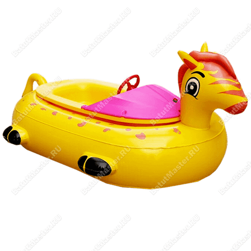 Электрическая бамперная лодка «Жёлтая лошадка» на магнитном ключе