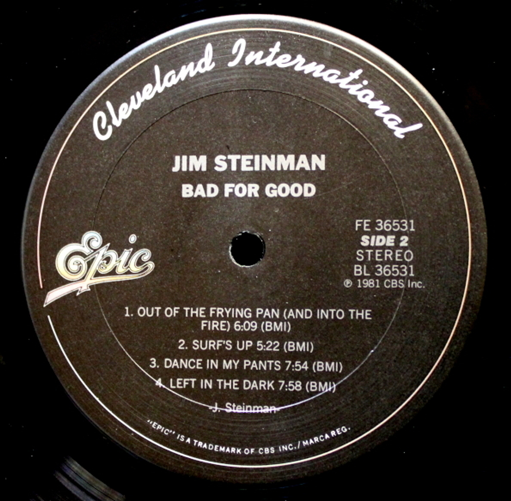 Jim Steinman / Bad For Good (LP+7" Vinyl Single)