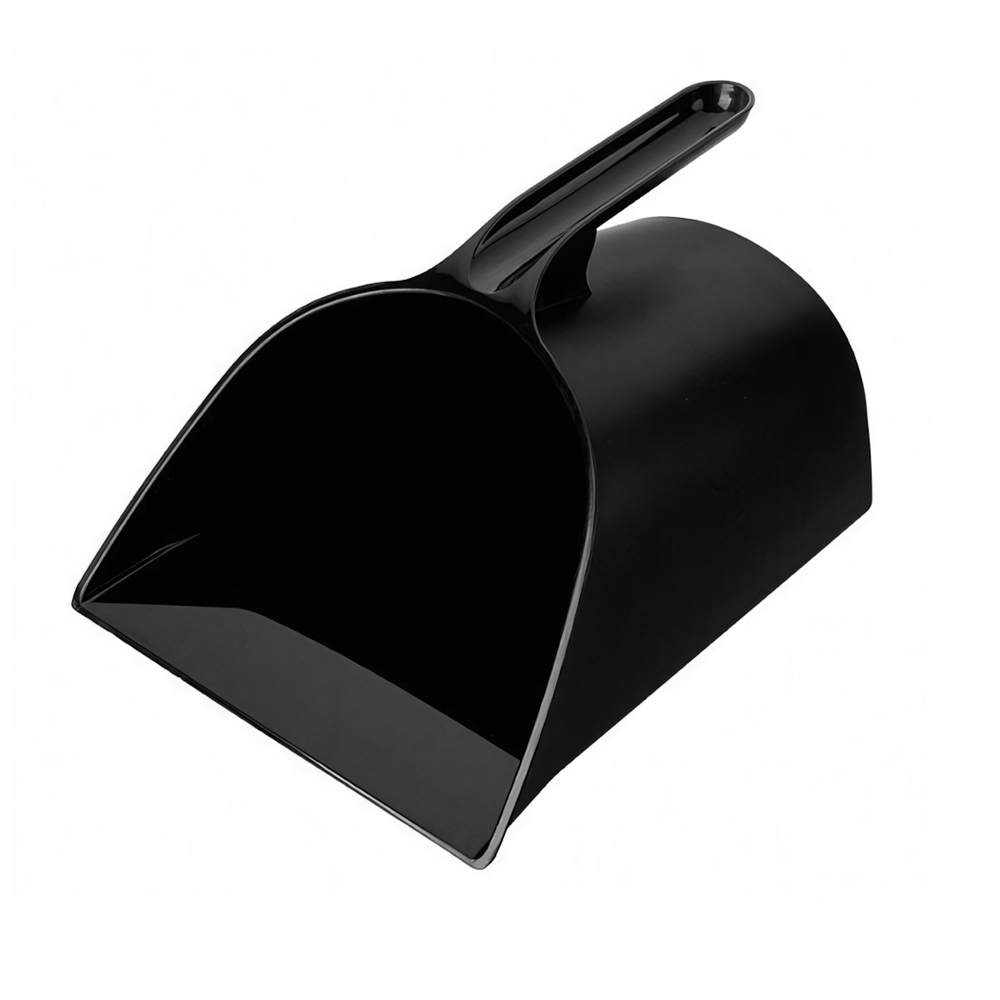 Совок для мусора закрытый с глубокой емкостью (черный)