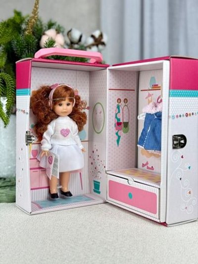 Кукла для девочки виниловая 22см Ирэн в наборе (1018)