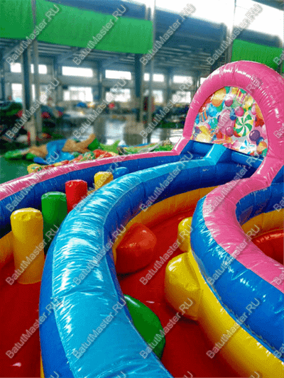 Надувная полоса "Попкорн"