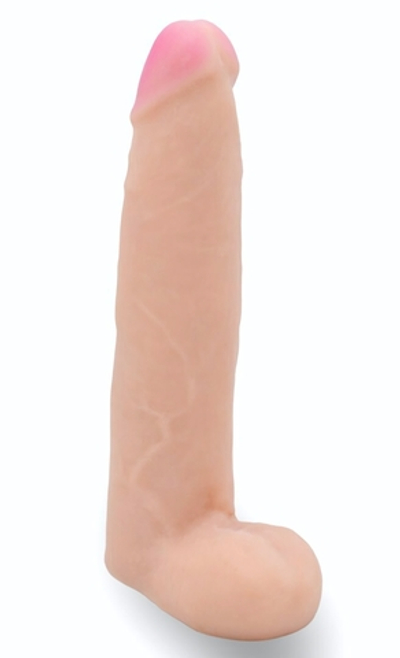 Телесная насадка Harness с коннектором - 21 см. (Цвет: телесный)