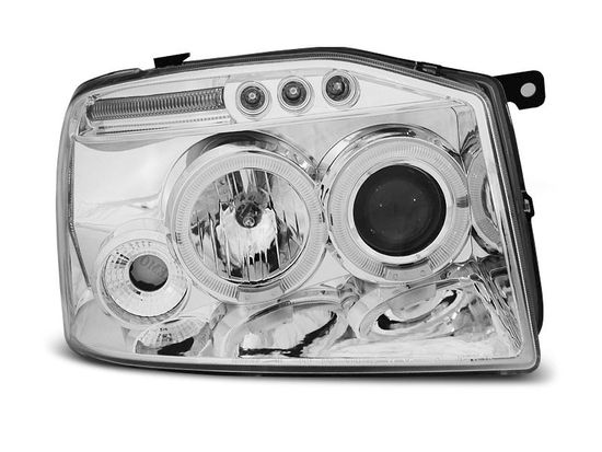 Передние фары Nissan Frontier US chrome