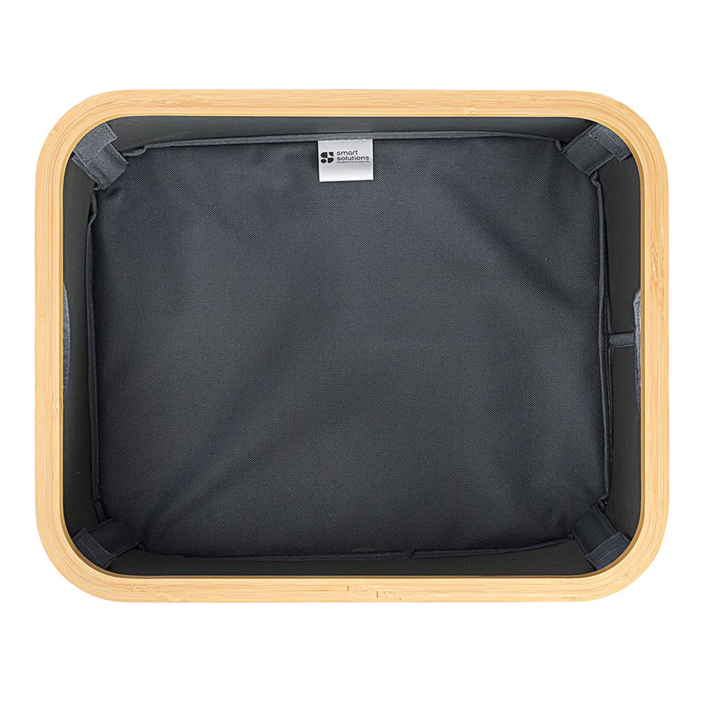 Корзина для белья Neat Low, 40x33x20 см, серая