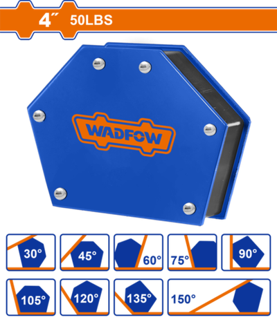 Магнитный держатель для сварки 22 кг (6/30) WADFOW WMC2604