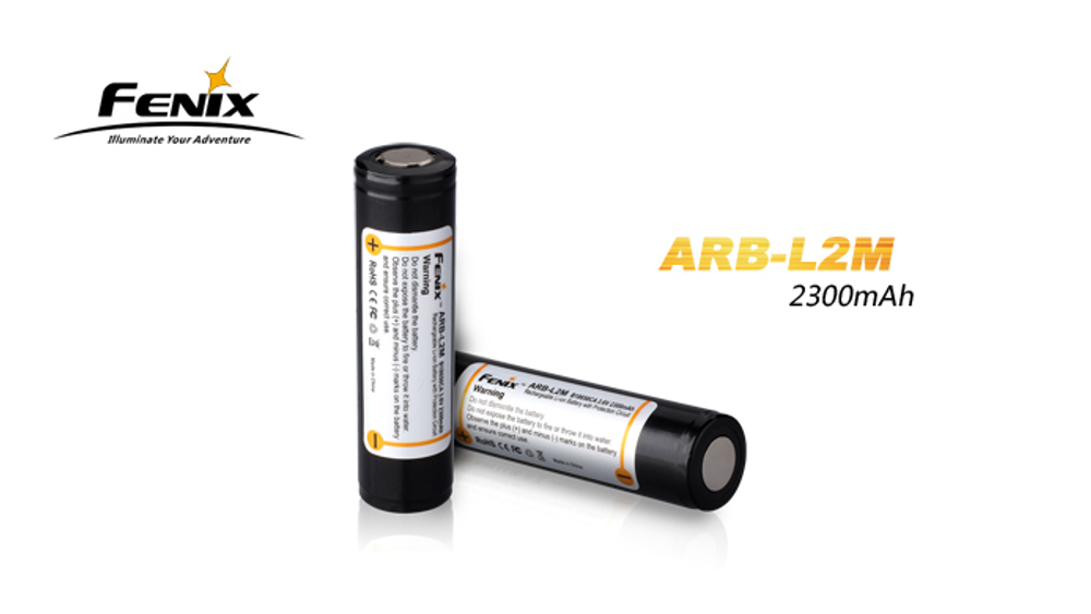 Аккумулятор Fenix 18650 PCB 2300 mAh c защитой ARB-L2