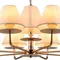 Люстра потолочная ILLUMICO E14  IL6197-9P-17 GD
