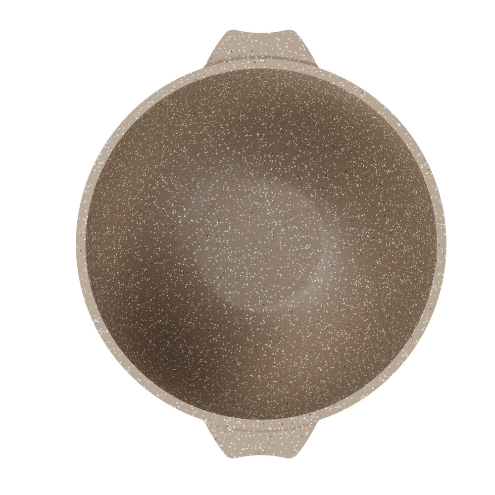 Казан для плова "Мечта" Гранит с металлической крышкой 10л