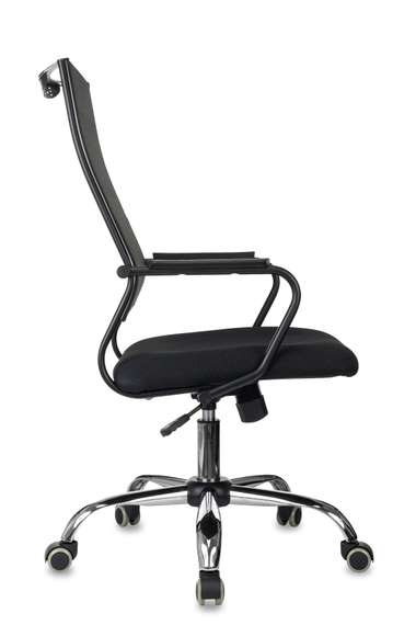 Кресло руководителя Бюрократ CH Balance SL черный Elastic-102 сетка/ткань крестов. металл хром