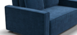 Диван Норд двухместный Велюр Монолит синий