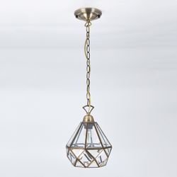 Citilux Витра-1 CL442110 Подвесной светильник витражный Бронза