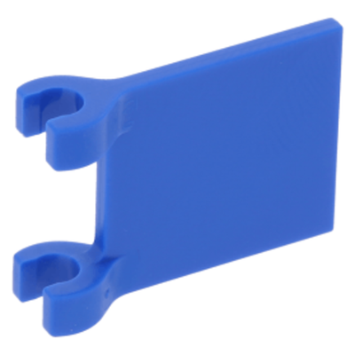Lego Прямоугольный кубик-флаг с двумя держателями (синий) 6011816