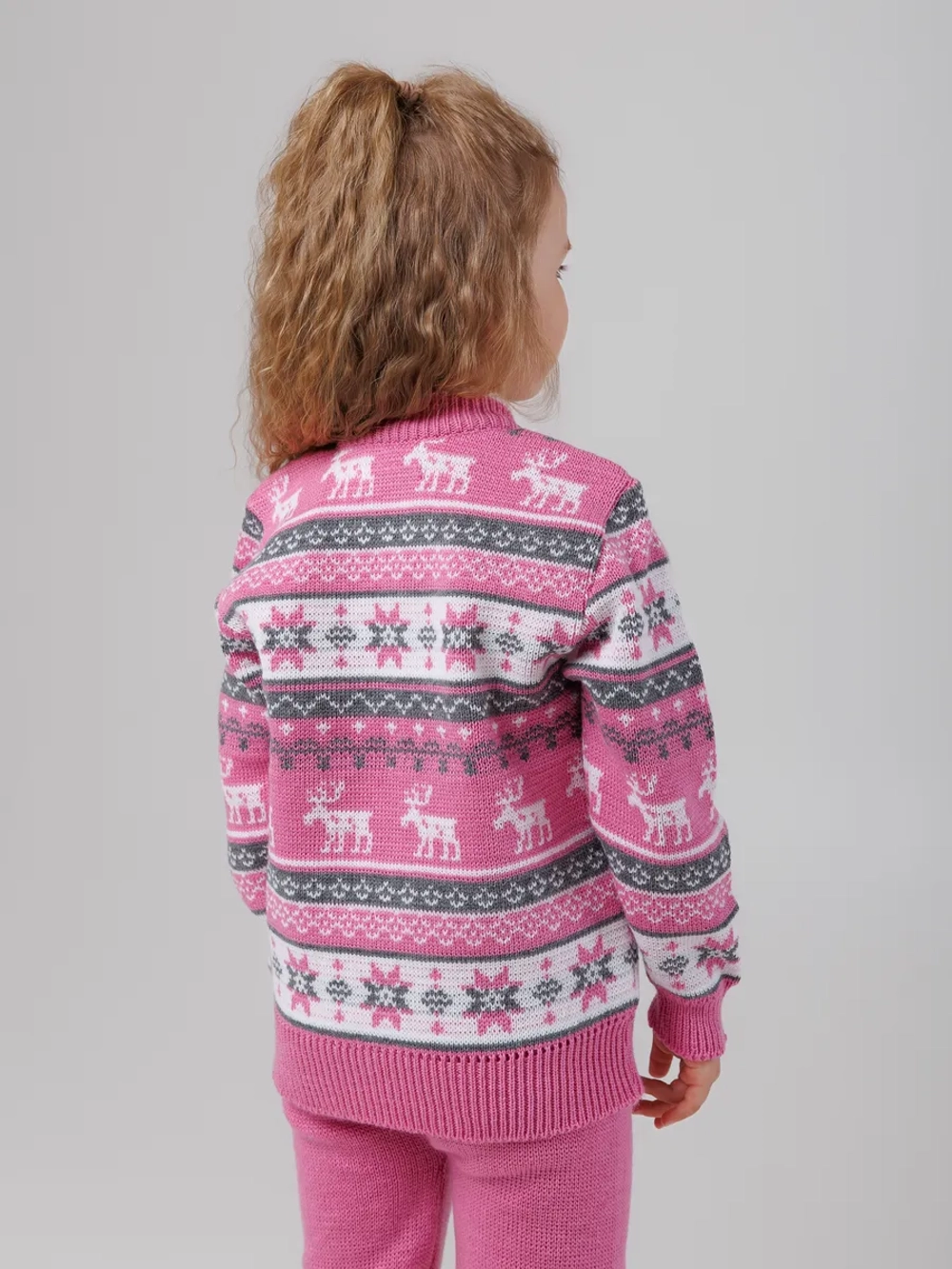 Кофта вязаная на молнии