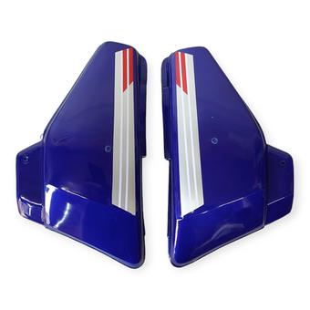 бардачки (пара левый,правый) на мопед альфа синие