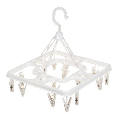 Сушилка для белья подвесная с прищепками 16шт