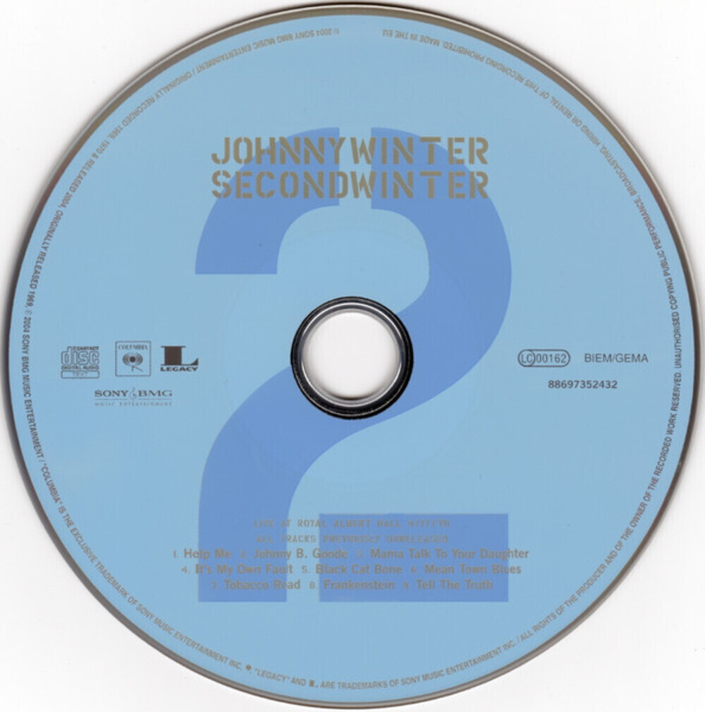 Johnny Winter / Second Winter (2CD)