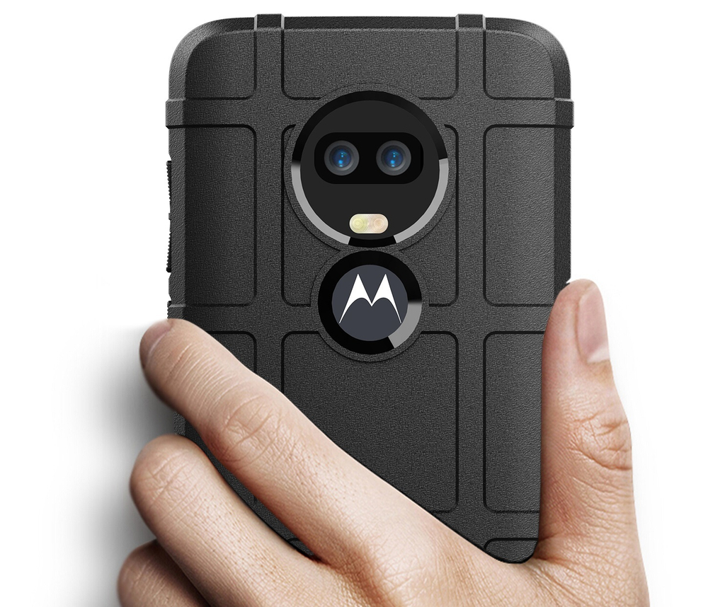 Чехол для Motorola Moto G7 (G7 Plus) цвет Black (черный), серия Armor от Caseport