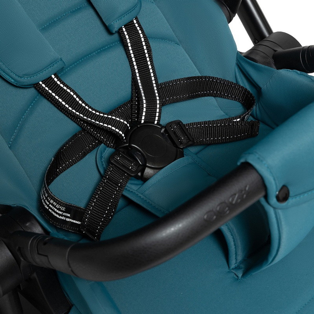 Коляска Agex Life 3 в 1 с автокреслом i-Safe S Black ALG528 Green (Зеленый)