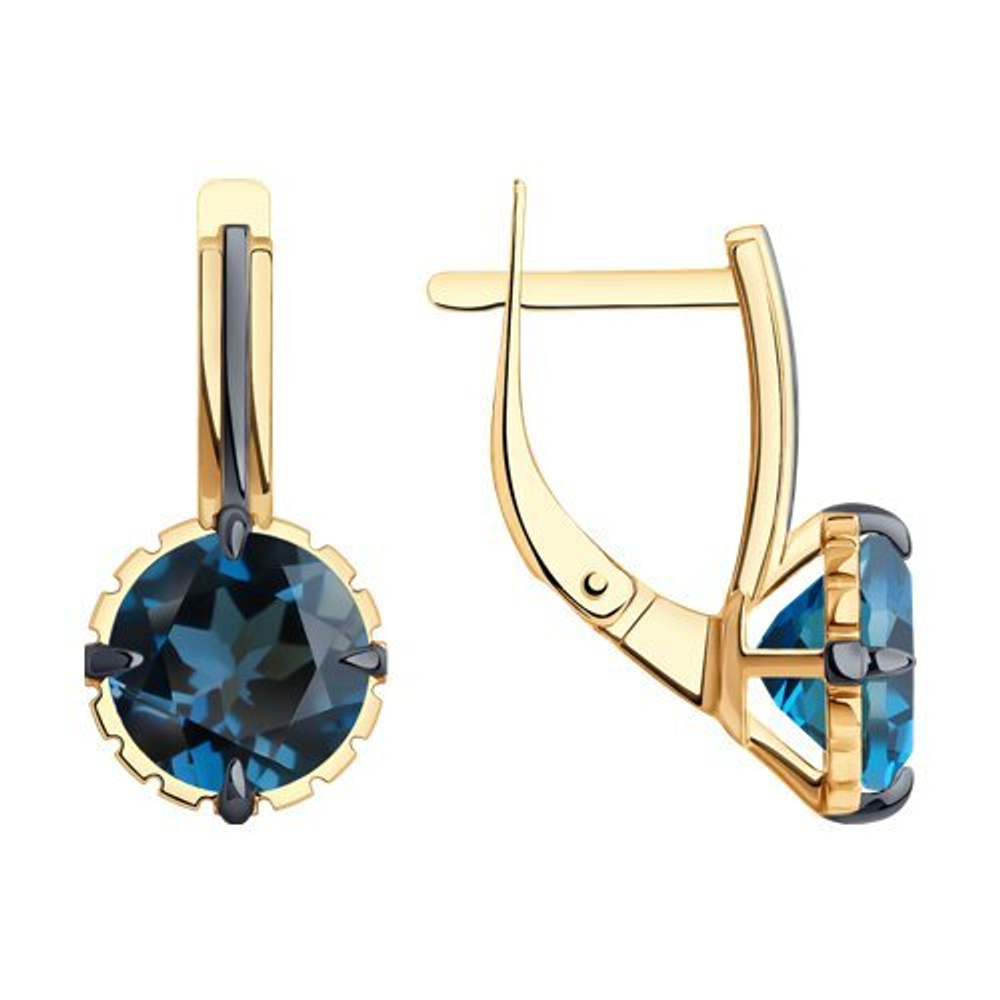 Серьги из золота 585 пробы